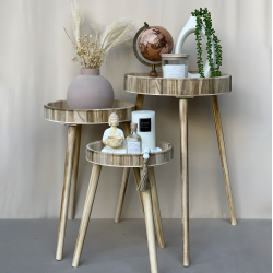 Wooden Tables Set of 3